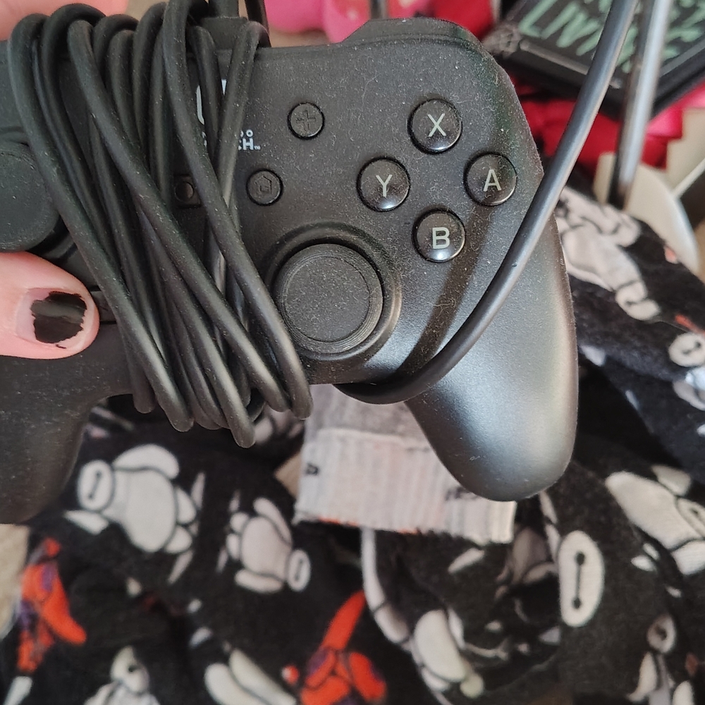 Nintendo Switch Black Game Controller